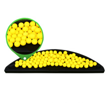 Rubber ball tray for driving range mats